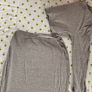 Grey top and bottom. Sold together